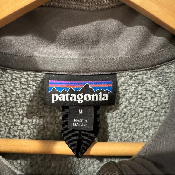 NWOT Patagonia Mens Better Sweater 1/4 Zip Heather Gray Grey